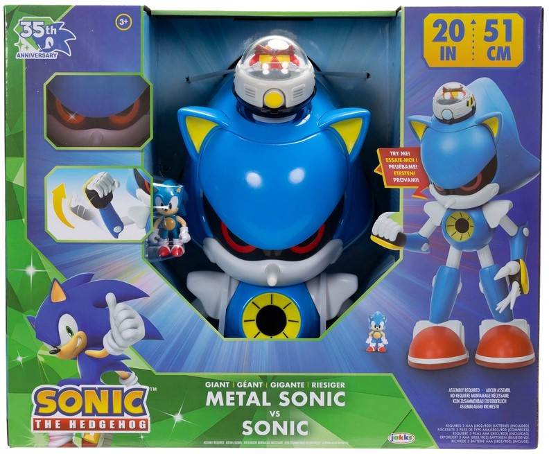 Sonic the Hedgehog 35th Anniversary GIANT Metal Sonic vs Sonic 20