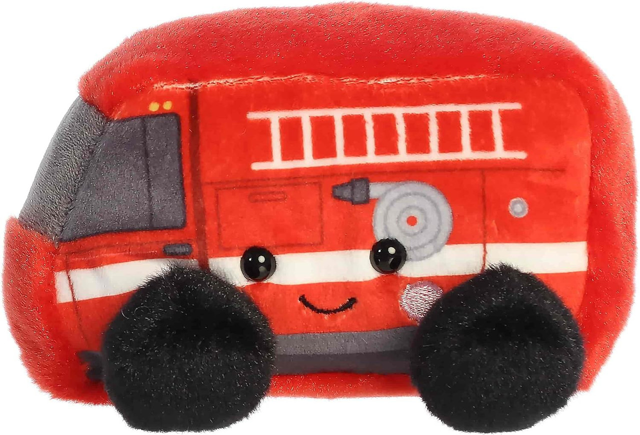 Original Palm Pals Rescue Firetruck 5-Inch Mini Bean Bag Plush、ToyWiz、kayou