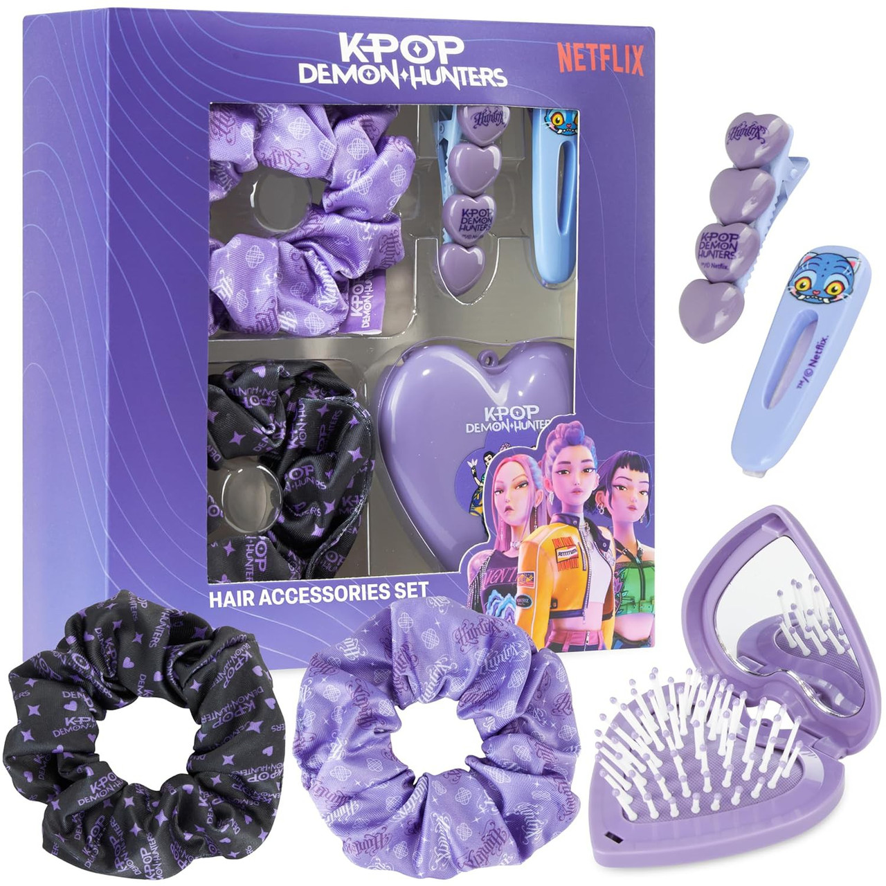 KPop Demon Hunters Hair Accessories Set、ToyWiz、kayou