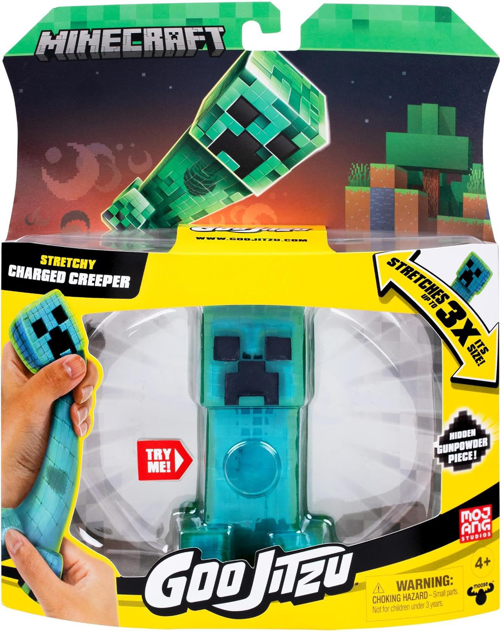 Heroes of Goo Jit Zu Minecraft Charged Creeper 4.5 Action Figure