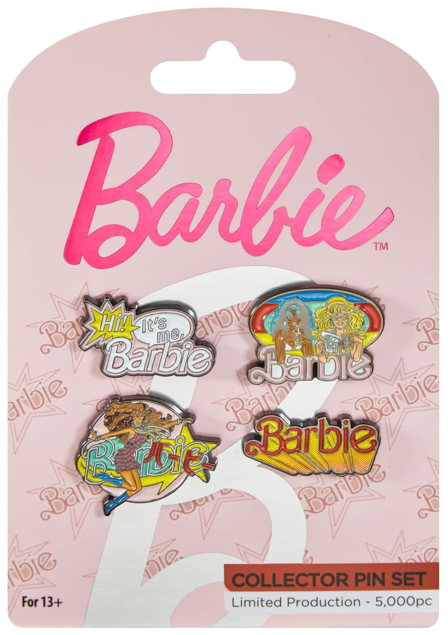 Barbie 1.25-Inch Enamel Pin 4-Pack、ToyWiz、kayou