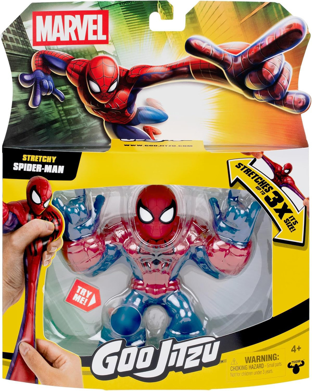 Heroes of Goo Jit Zu Marvel Avengers Stretchy Spider-Man Action
