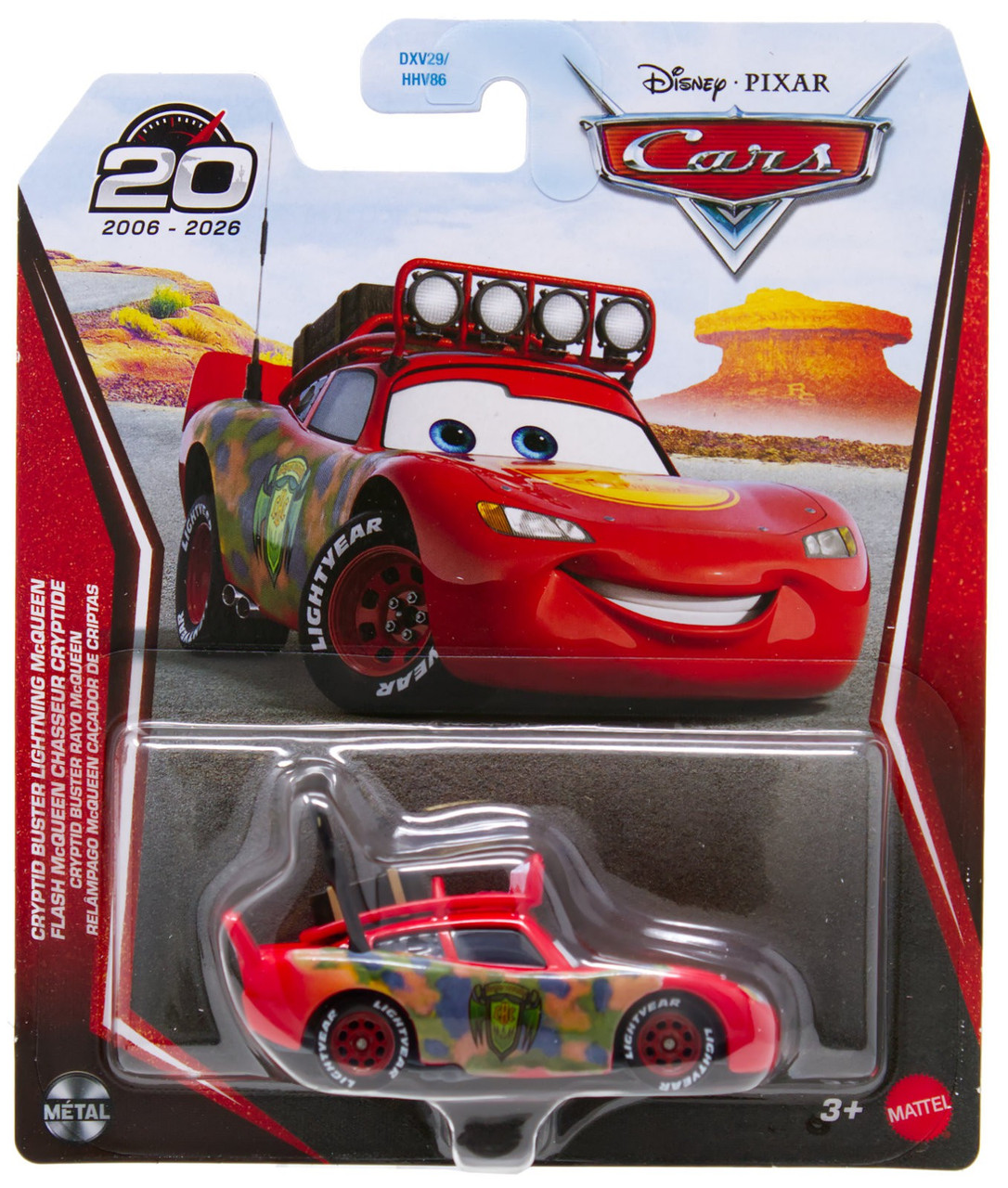 Disney Pixar Cars 20th Anniversary Metal Cryptid Buster Lighting