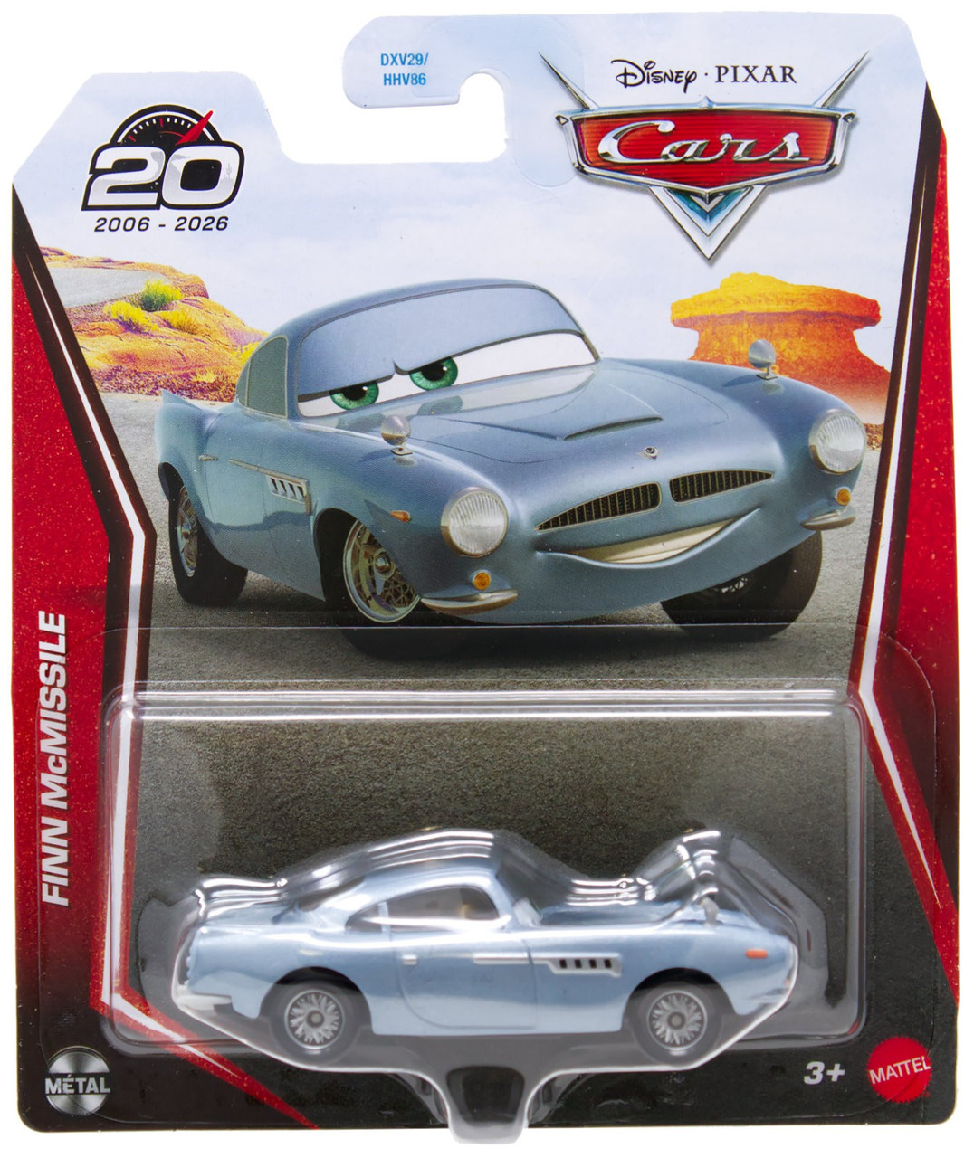 Disney Pixar Cars 20th Anniversary Metal Finn McMissile 155