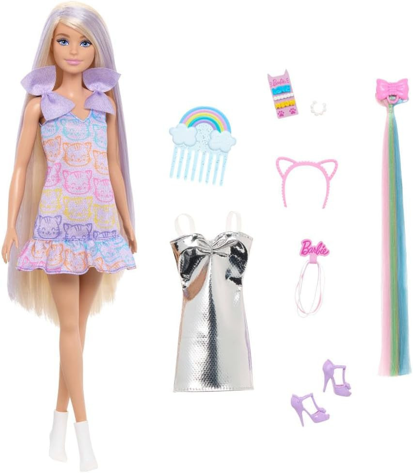 Barbie Style Fun & Fancy Hair 13.25-Inch Doll、ToyWiz、kayou