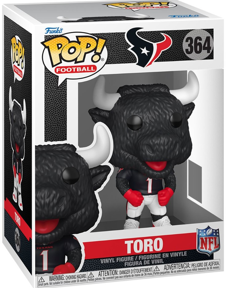 Funko NFL Houston Texans POP! Football Mascots Toro Vinyl Figure #364、ToyWiz、kayou