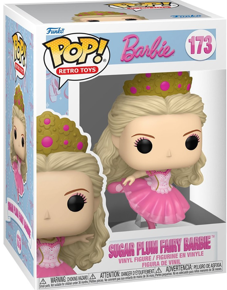 Funko Barbie in the Nutcracker 25th Anniversary POP! Vinyl Sugar Plum Fairy Vinyl Figure #173、ToyWiz、kayou