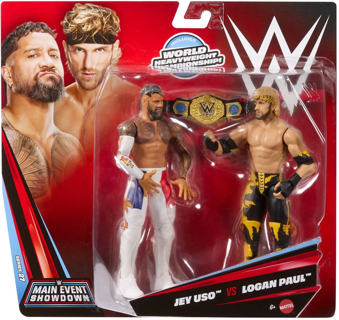 WWE Wrestling Main Event Showdown Series 27 Jey Uso vs Logan Paul