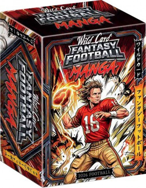 NFL Wild Card 2026 Fantasy Football MANGA Trading Card Box 5 Packs