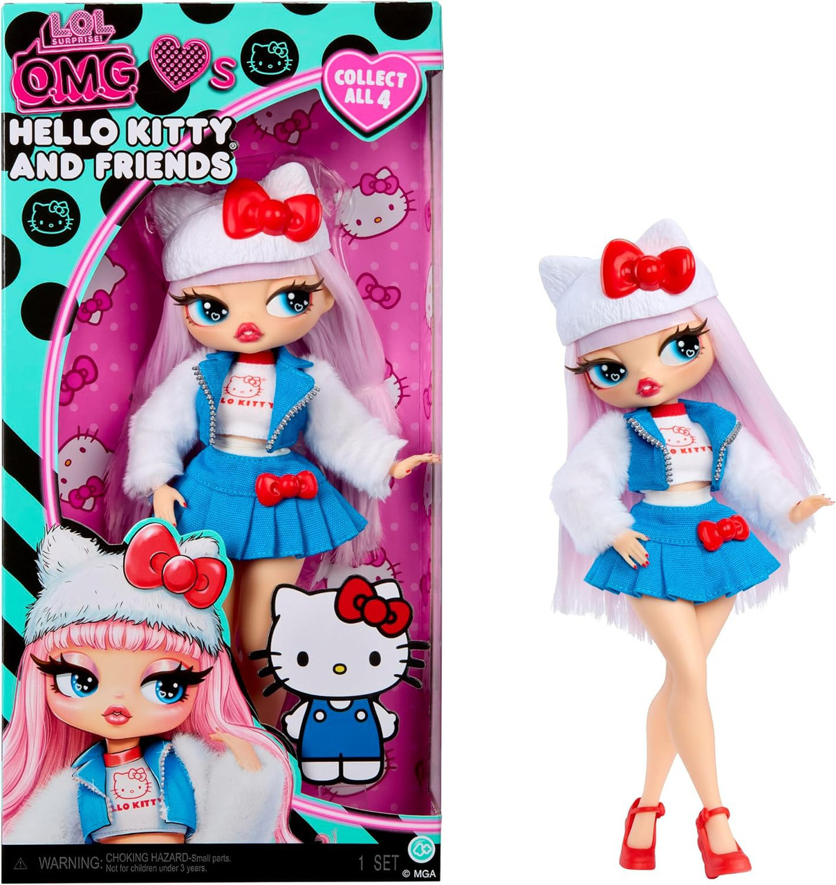 LOL Surprise Hello Kitty & Friends OMG Hello Kitty Fashion Doll、ToyWiz、kayou