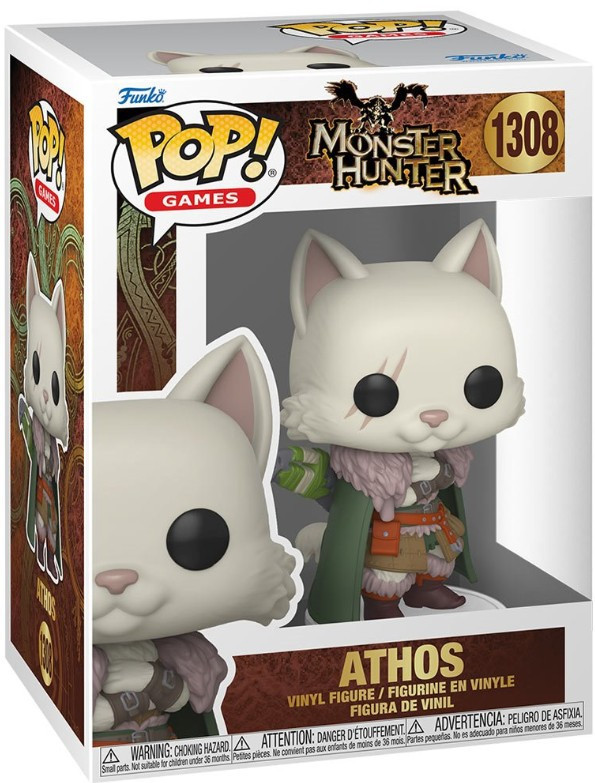 Funko Monster Hunter Wilds POP! Games Athos Vinyl Figure #1308、ToyWiz、kayou
