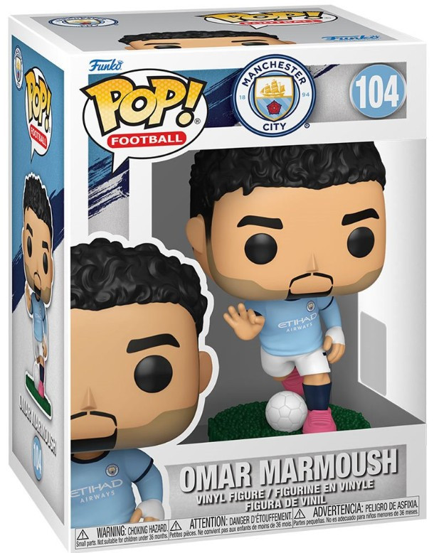 TOP POP‼️ PF70UC FIRSTRELEASES シティーヴューローマ Funko Premier League Manchester City POP Football Omar Marmoush