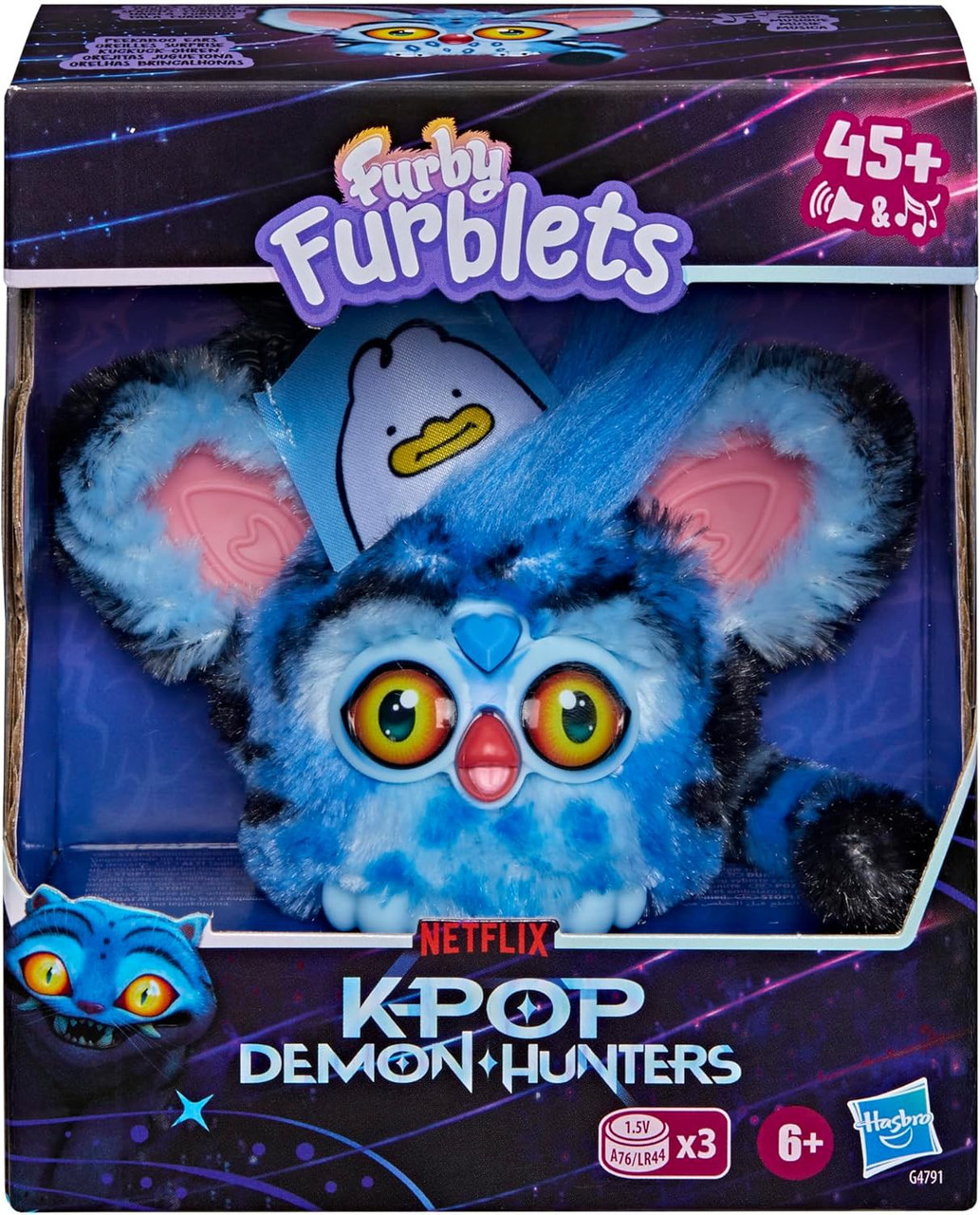 Furby K-Pop Demon Hunters Furblets Derpy Tiger Interactive Figure、ToyWiz、kayou
