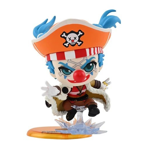 One Piece Cosbi Collection Buggy 4-Inch Minifigure Loose、ToyWiz、kayou