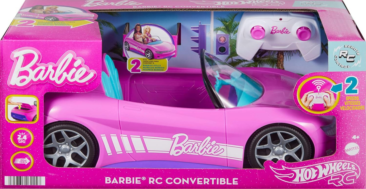 Hot Wheels Barbie Convertible R/C Vehicle、ToyWiz、kayou