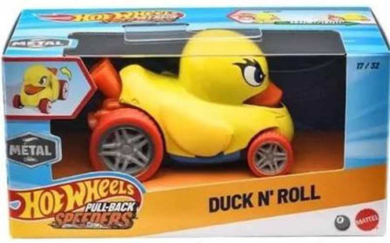 071 ‼️Hot Wheels DUCK N' ROLL ミニカー Hot Wheels Pull-Back Speeders Duck N Roll 143 Diecast Pull-Back