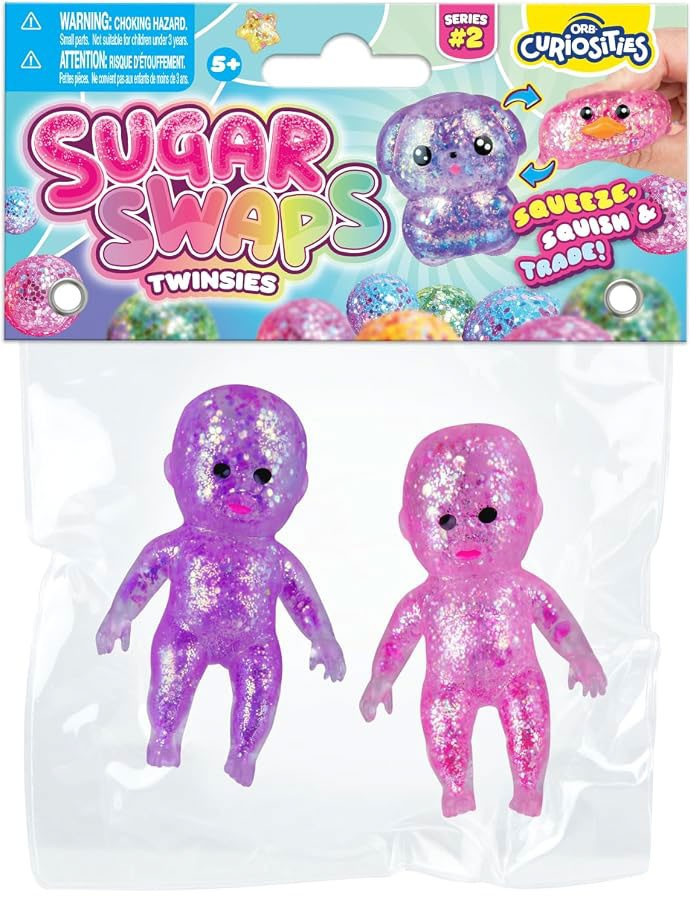ミニスクイーズ パート2 Sugar Swaps Twinsies Babies 2.25 Squishy Squeeze Toy 2-Pack ORB