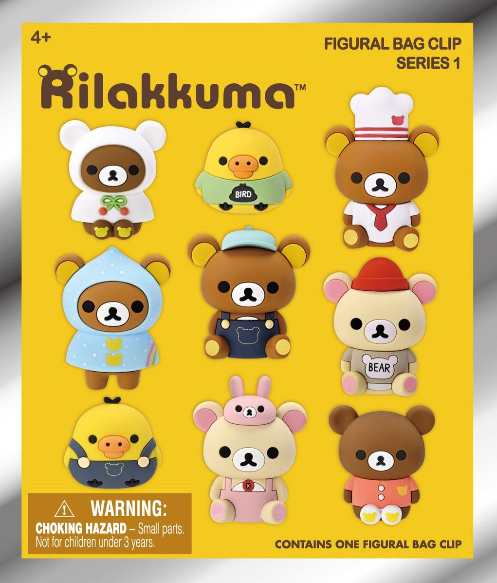 Rilakkuma 3D Figural Foam Bag Clip Rilakkuma Series 1 2 Mystery