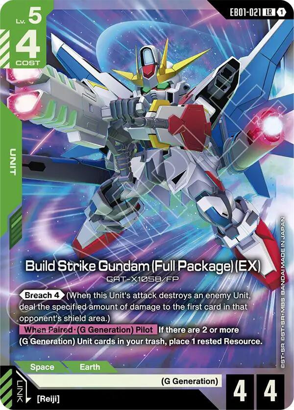 Gundam Trading Card Game Eternal Nexus Single Card Legend Rare