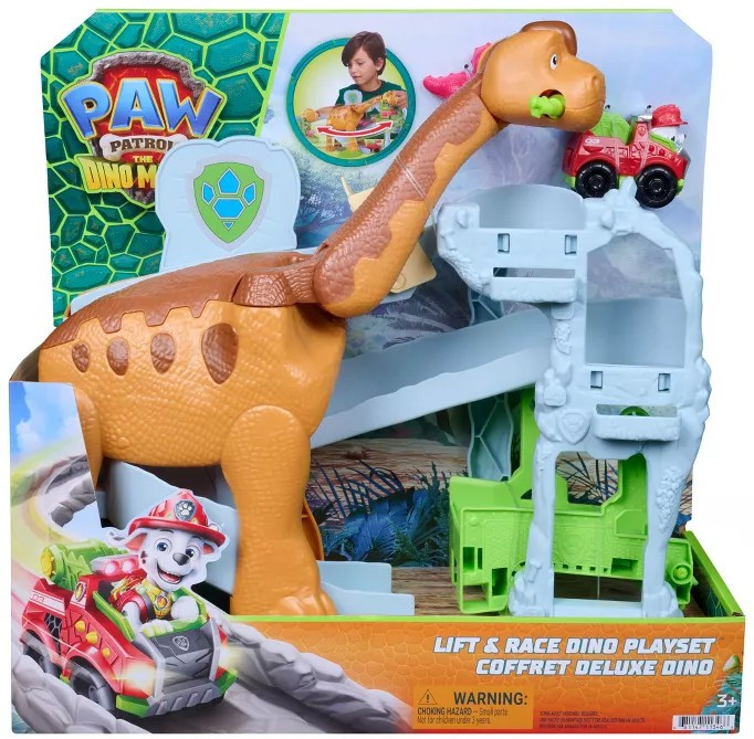 Paw Patrol The Dino Movie Lift & Race Dino Playset、ToyWiz、kayou