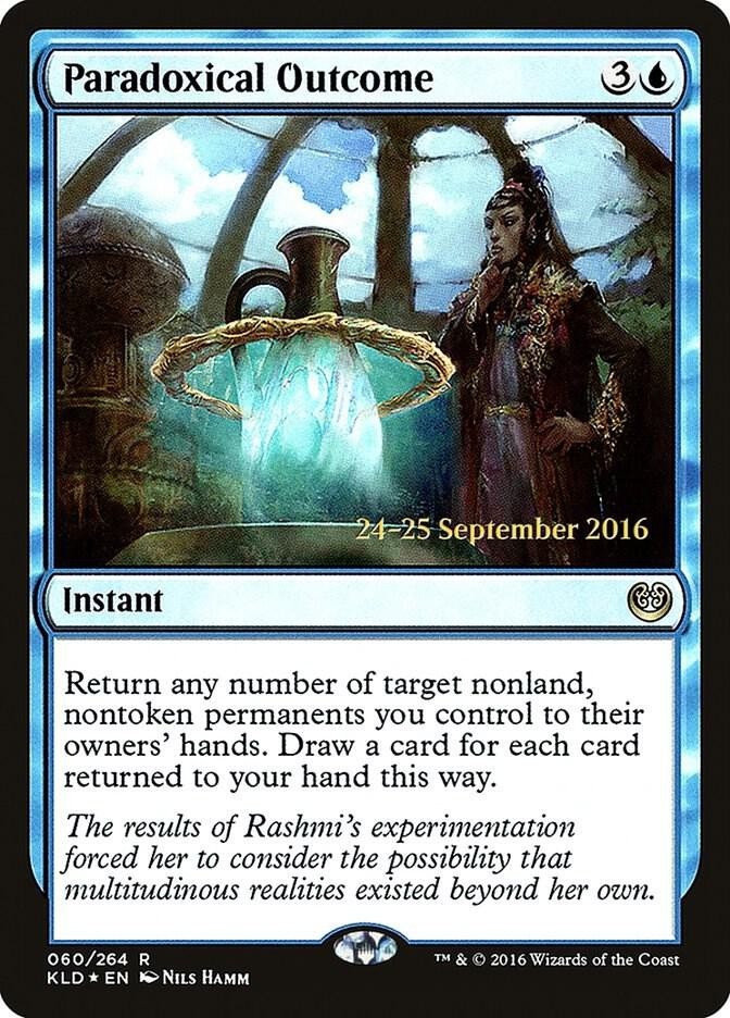 MtG Trading Card Game Kaladesh Rare Paradoxical Outcome #60 Prerelease FOIL、ToyWiz、kayou