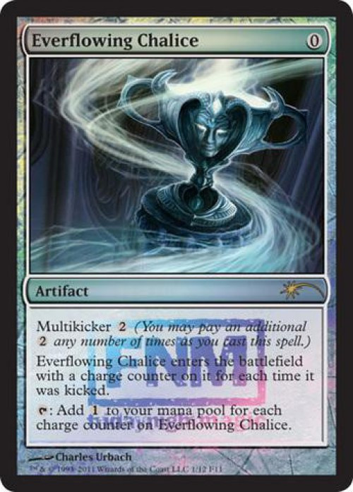 MtG Friday Night Magic Promo Everflowing Chalice FNM 2011 Moderately Played、ToyWiz、kayou