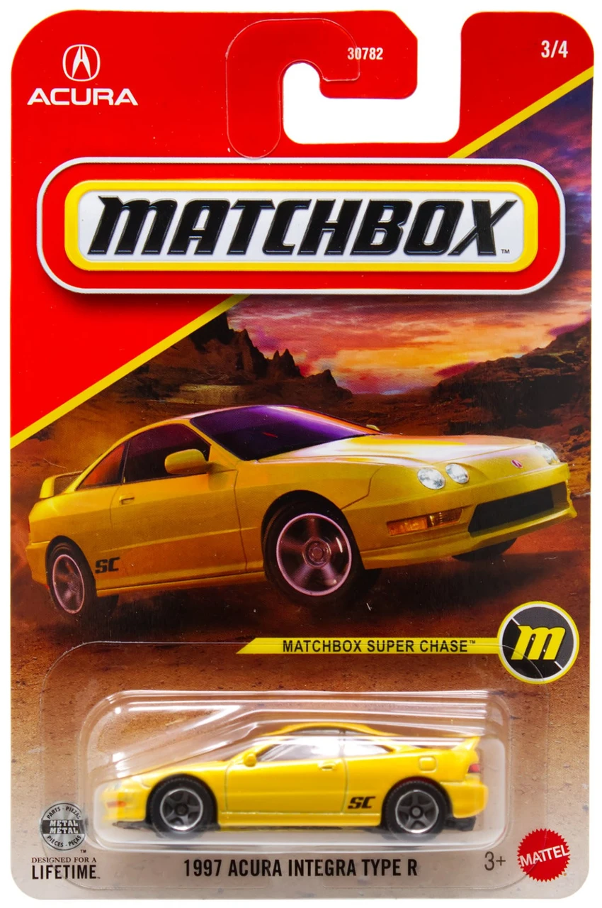 Matchbox 1997 Acura Integra Type R Diecast Car Matchbox Super Chase、ToyWiz、kayou