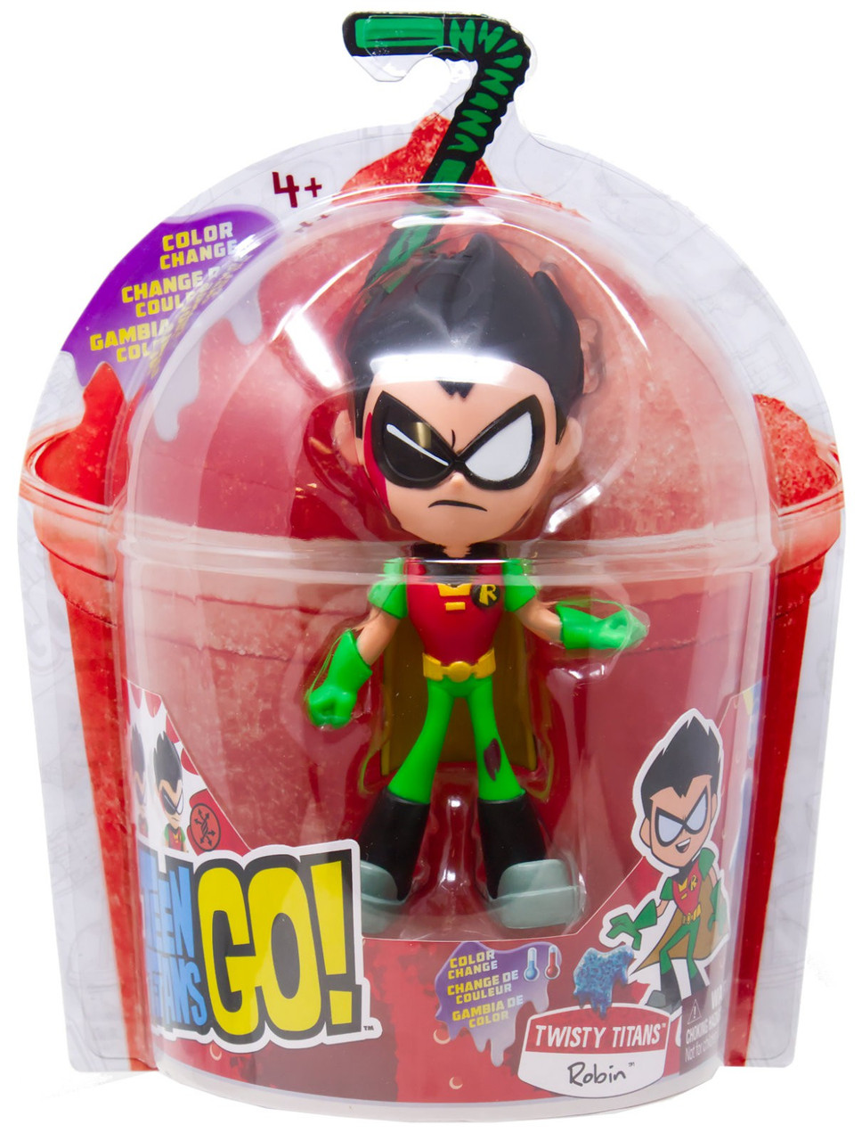 Teen Titans Go DC Twisty Titans Color Change Robin 6 Bendable