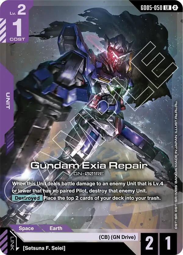 Gundam Trading Card Game Freedom Ascension Single Card Legend Rare