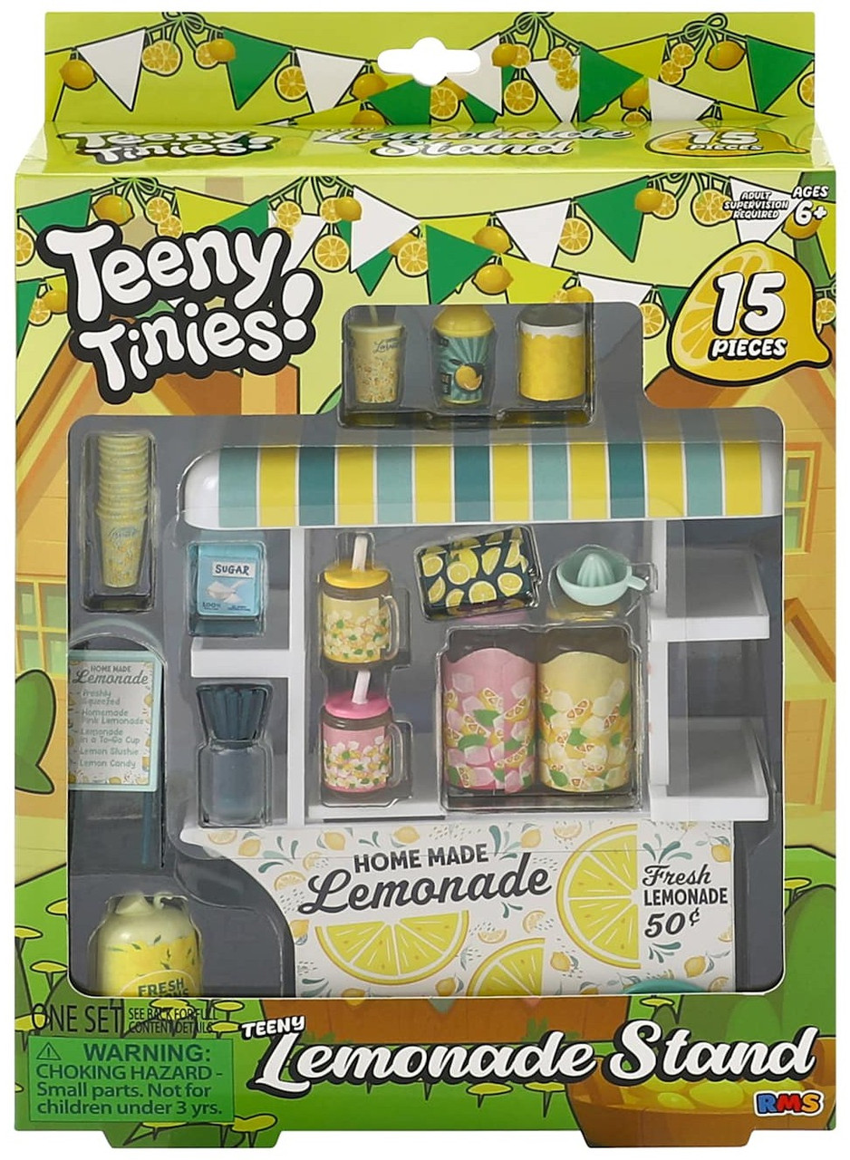 Teeny Tinies Teeny Lemonade Stand Playset 15 Pieces RMS
