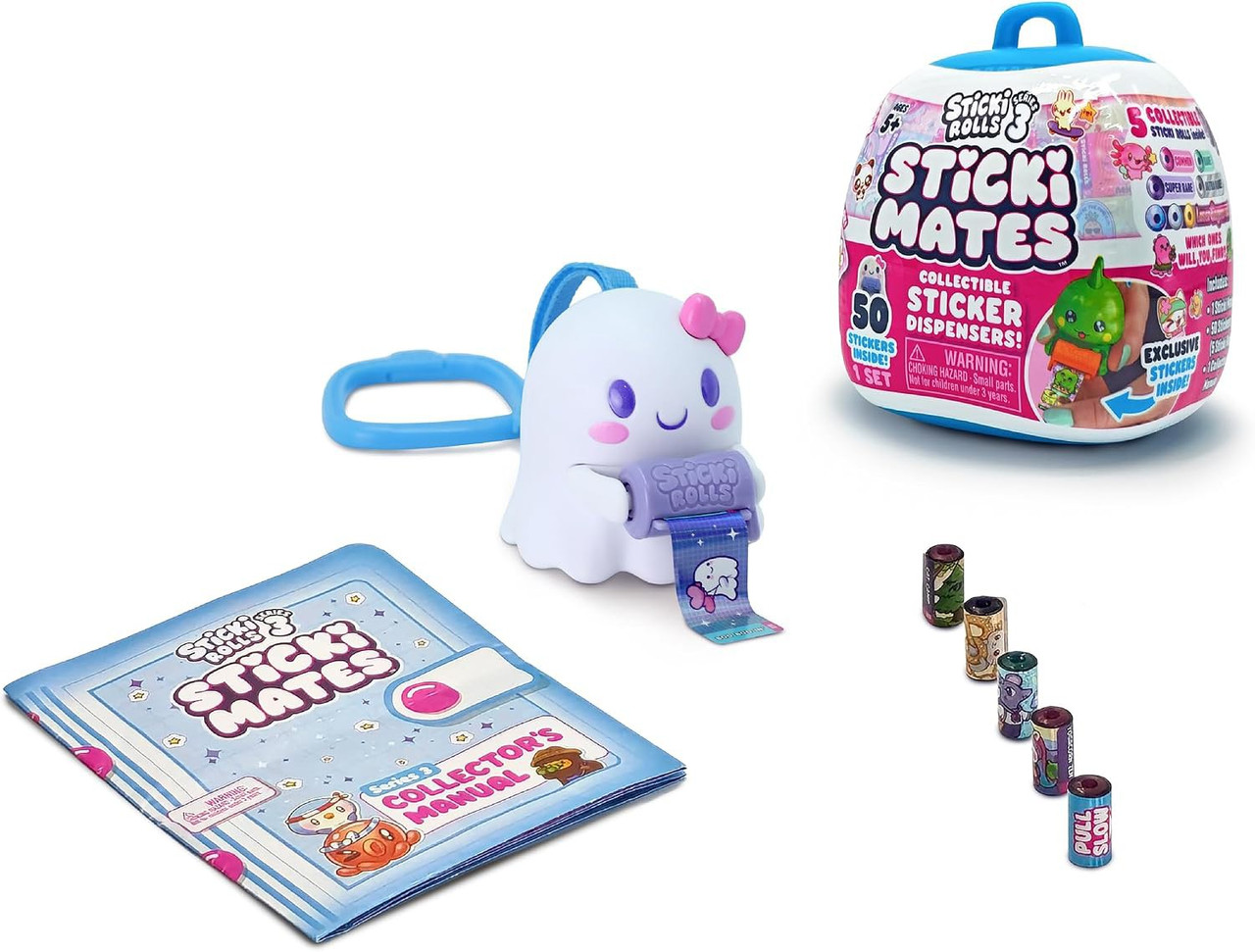 Sticki Rolls Series 3 Sticki Mates Mystery Pack Collectible