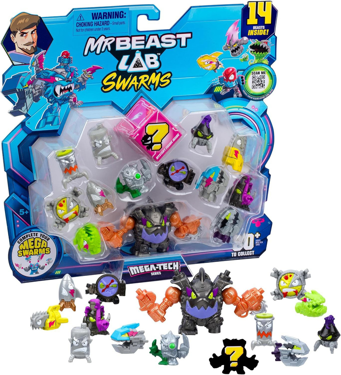 MrBeast Lab Swarms Mega-Tech Series Scream Punk Mini Figure 14