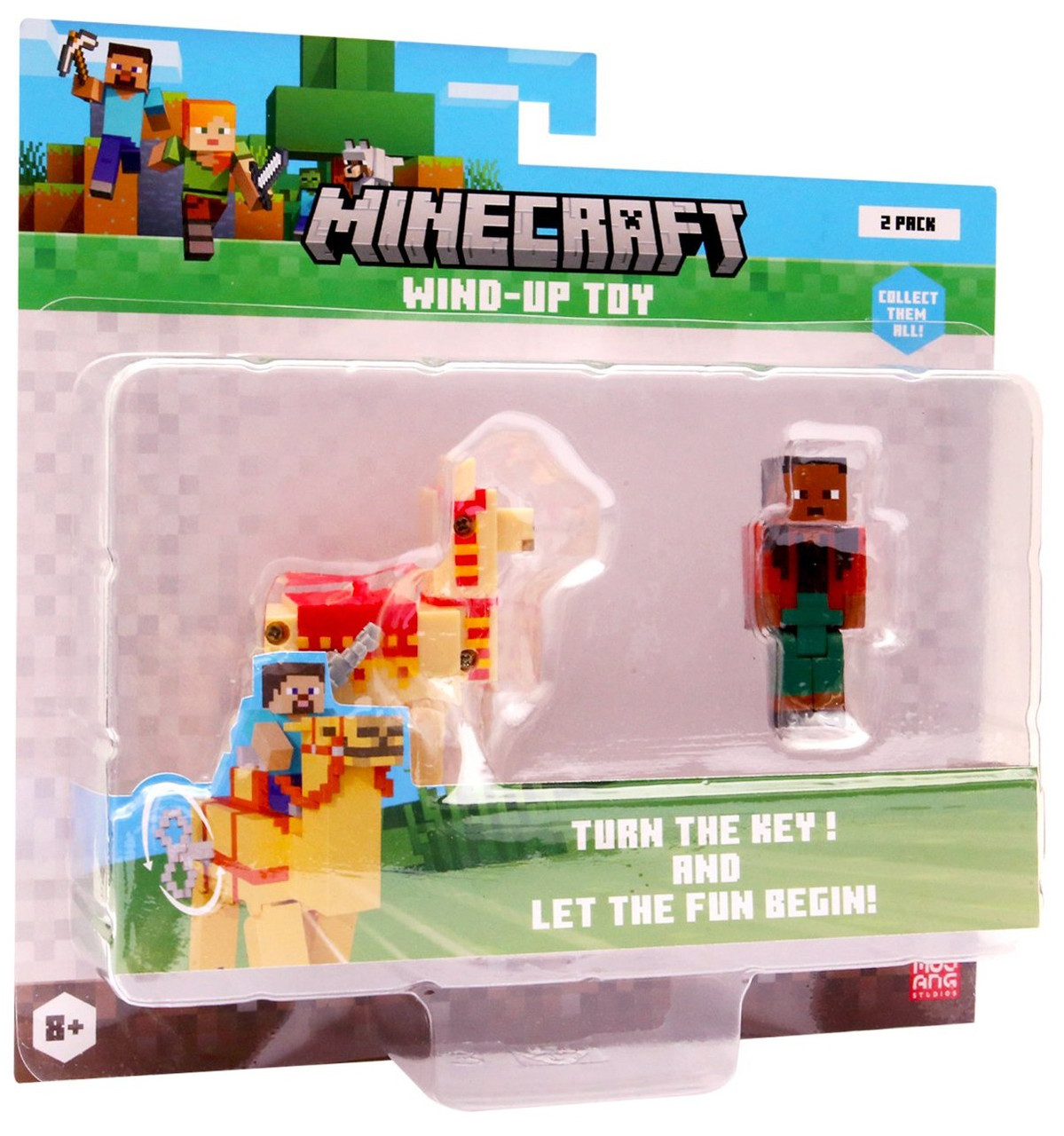 Minecraft Llama & Noor 2-Inch Wind-Up Toy、ToyWiz、kayou
