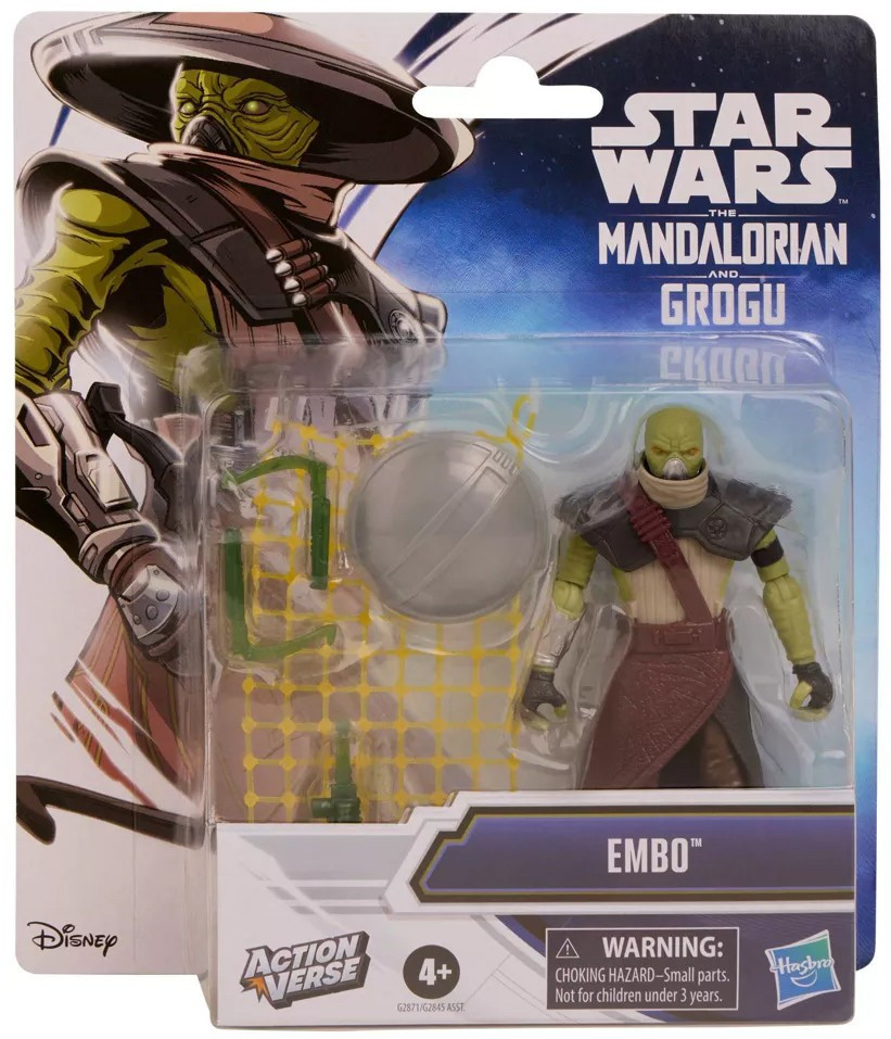 Star Wars The Mandalorian & Grogu Actionverse Embo Action Figure、ToyWiz、kayou