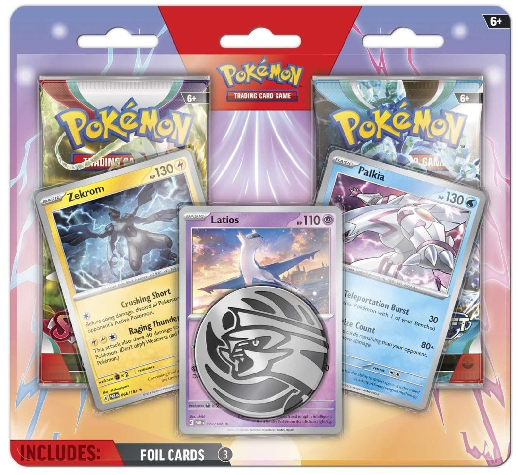 PKサ・ラ2セット○●ノムーンページ○● Pokemon Latios, Zekrom Palkia Enhanced 2-Pack Blister 2 Booster