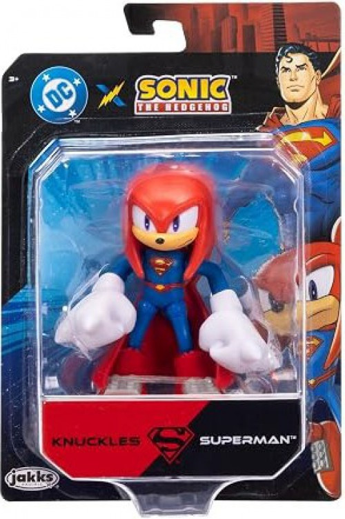 Sonic The Hedgehog x DC Knuckles as Superman 2.5-Inch Mini Figure Mini Version、ToyWiz、kayou