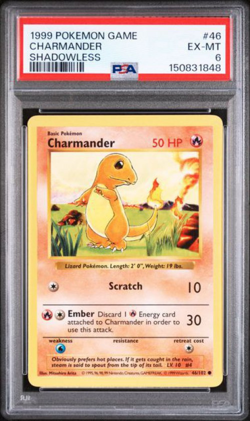 charmander pokemon card 1995 - (9/108) Colorless Artist Charmander [Green Back] #4 Prices