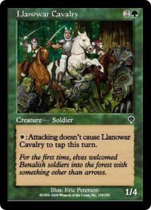 MtG Invasion Common Llanowar Cavalry #195、ToyWiz、kayou