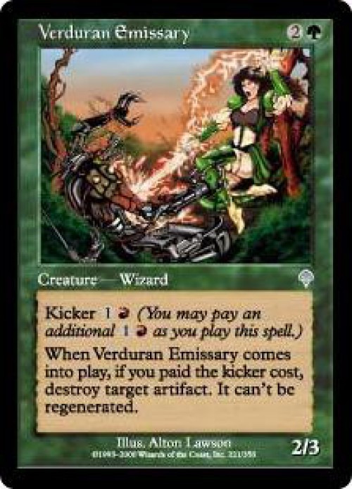 MtG Invasion Uncommon Verduran Emissary #221、ToyWiz、kayou
