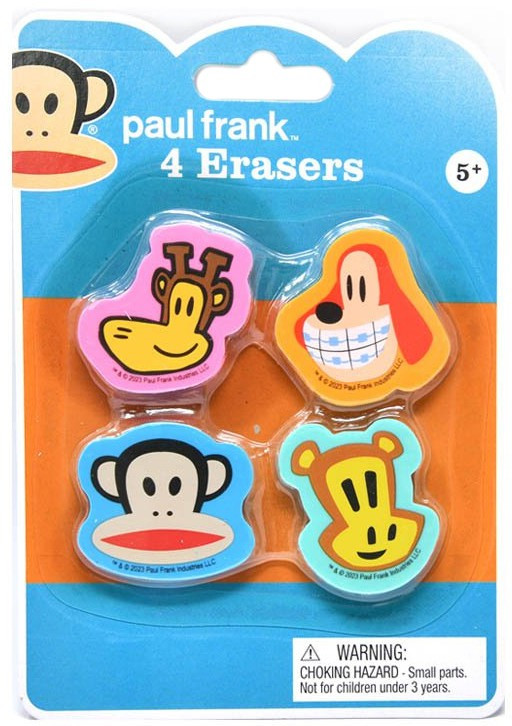 Inkology Paul Frank Eraser Set、ToyWiz、kayou