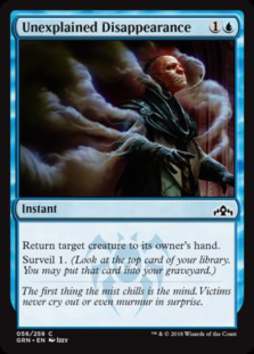 MtG Trading Card Game Guilds of Ravnica Common FOIL Unexplained Disappearance #56、ToyWiz、kayou