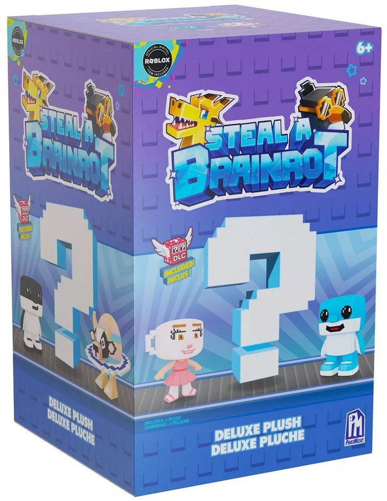 Roblox Steal a Brainrot Deluxe Plush 9 Mystery Pack 1 RANDOM