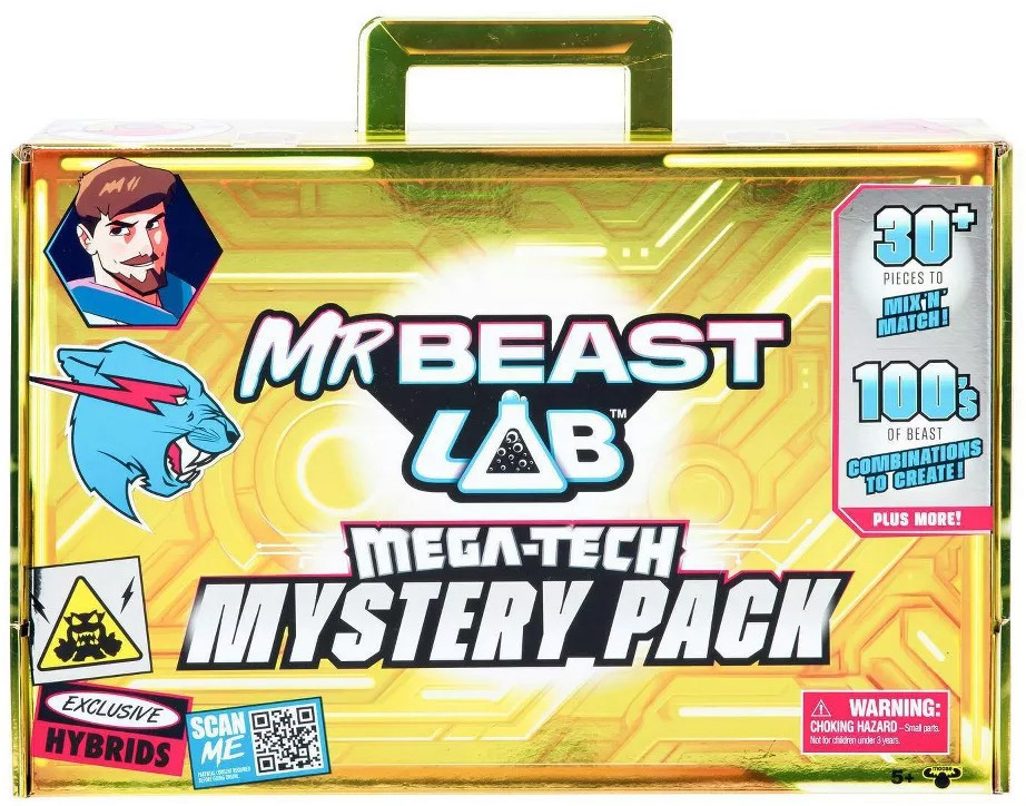 MrBeast Lab Hybrids Mega-Tech Mystery Pack Over 30 pieces Moose