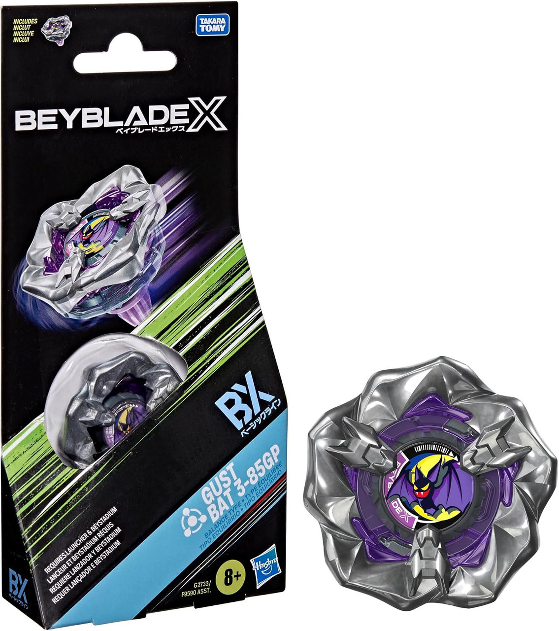 Beyblade X Gust Bat 3-85-GP Booster Pack Hasbro Toys - ToyWiz