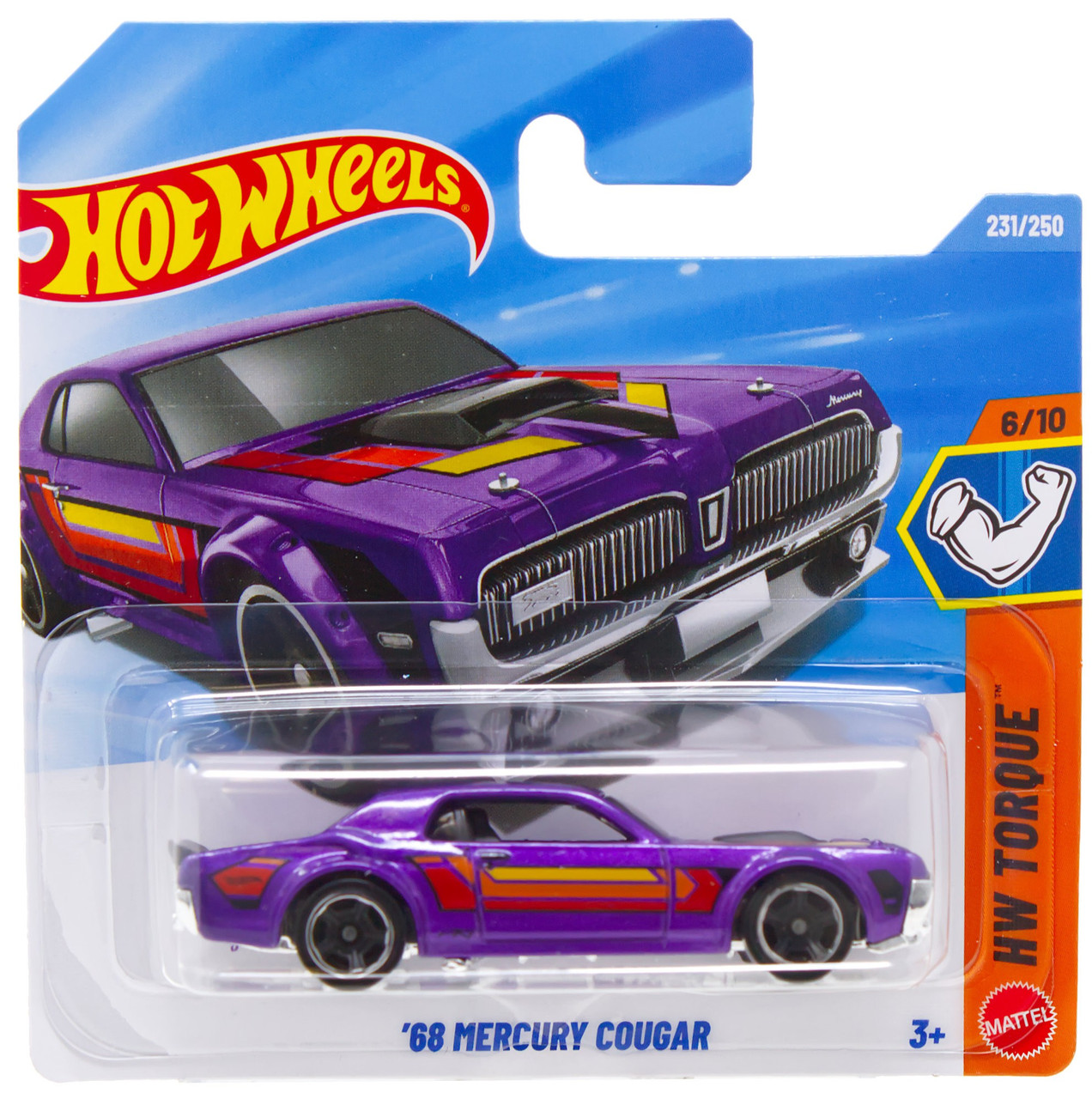 Hot Wheels HW Torque 68 Mercury Cougar 164 Diecast Car Mattel Toys