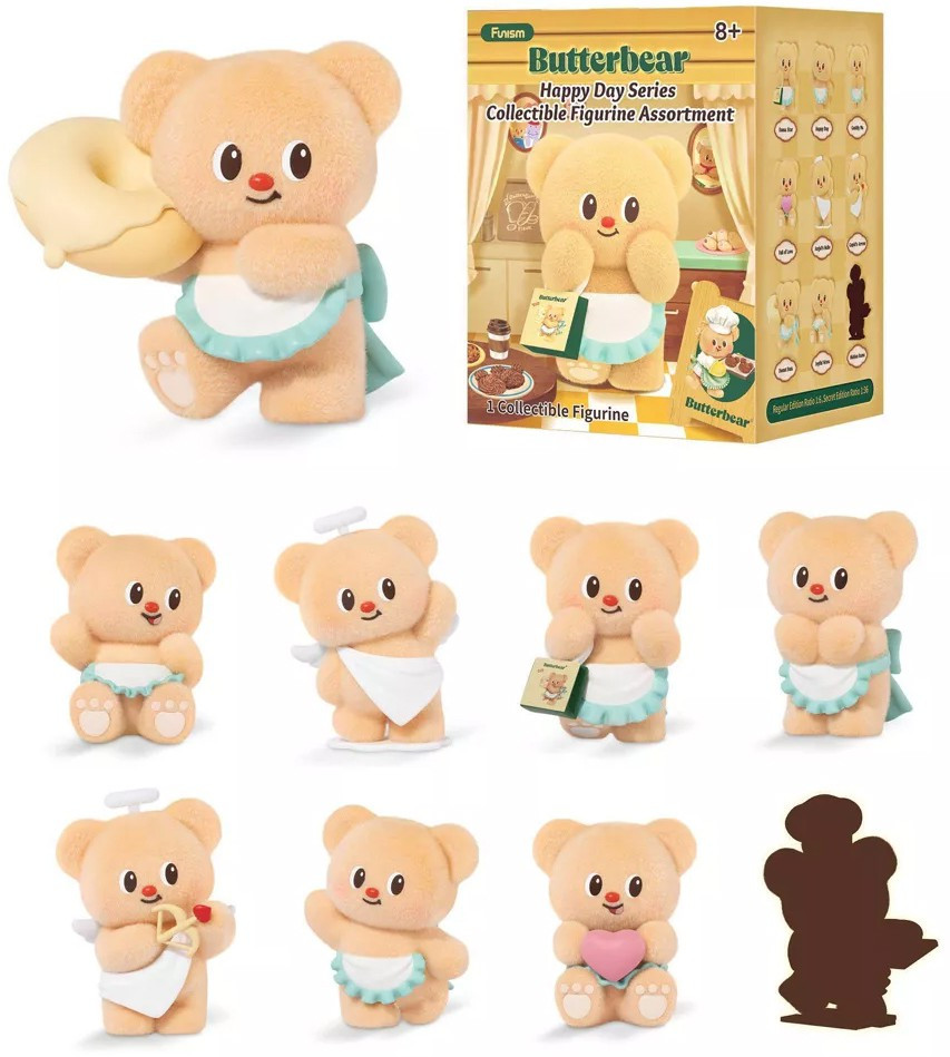Butterbear Happy Day Series Mini Figure Mystery Pack Funism - ToyWiz