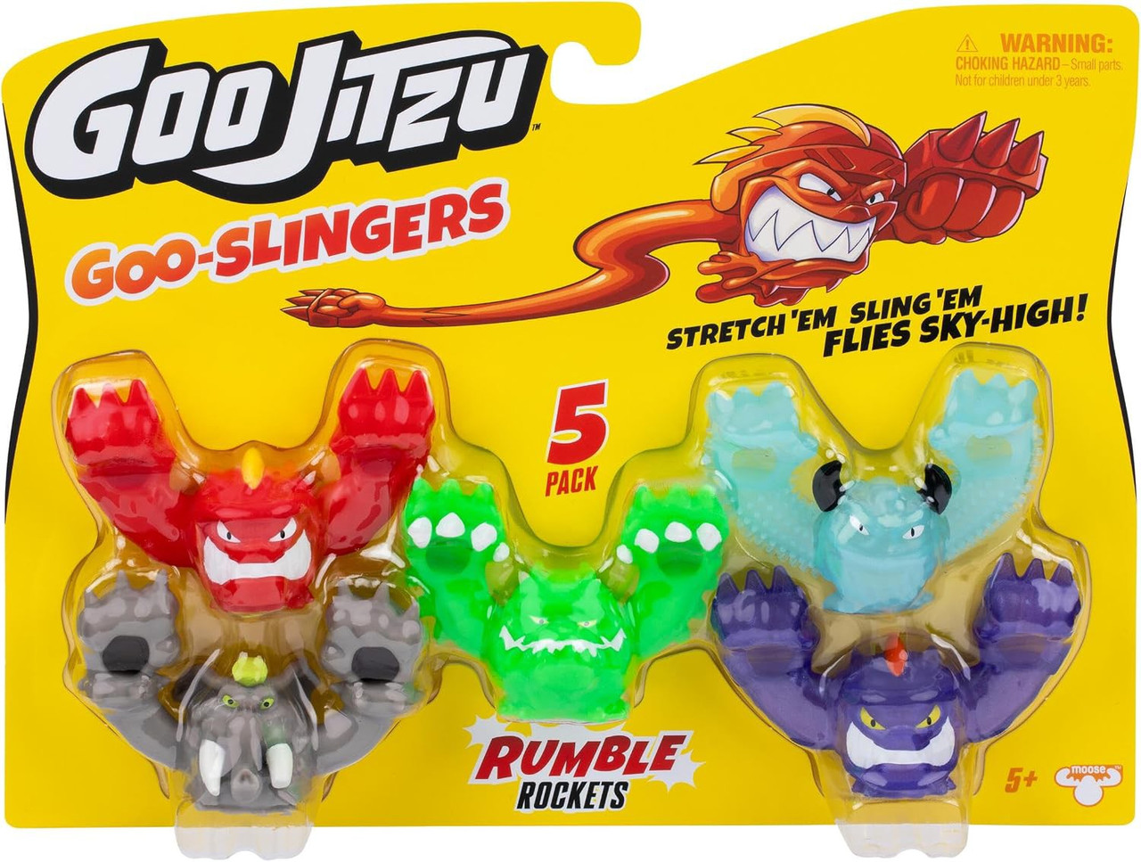 Heroes of Goo Jit Zu Goo-Slingers Rumble Rockets 5-Pack、ToyWiz、kayou