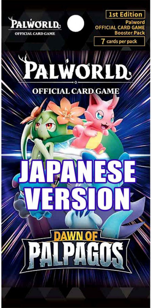 Palworld Trading Card Game Dawn of Palpagos Booster Pack POCGe