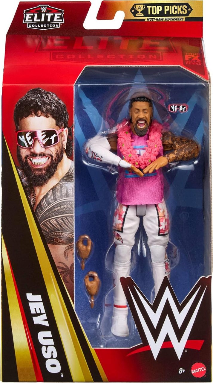 WWE Wrestling Elite 2026 Top Picks Jey Uso 6 Action Figure Mattel