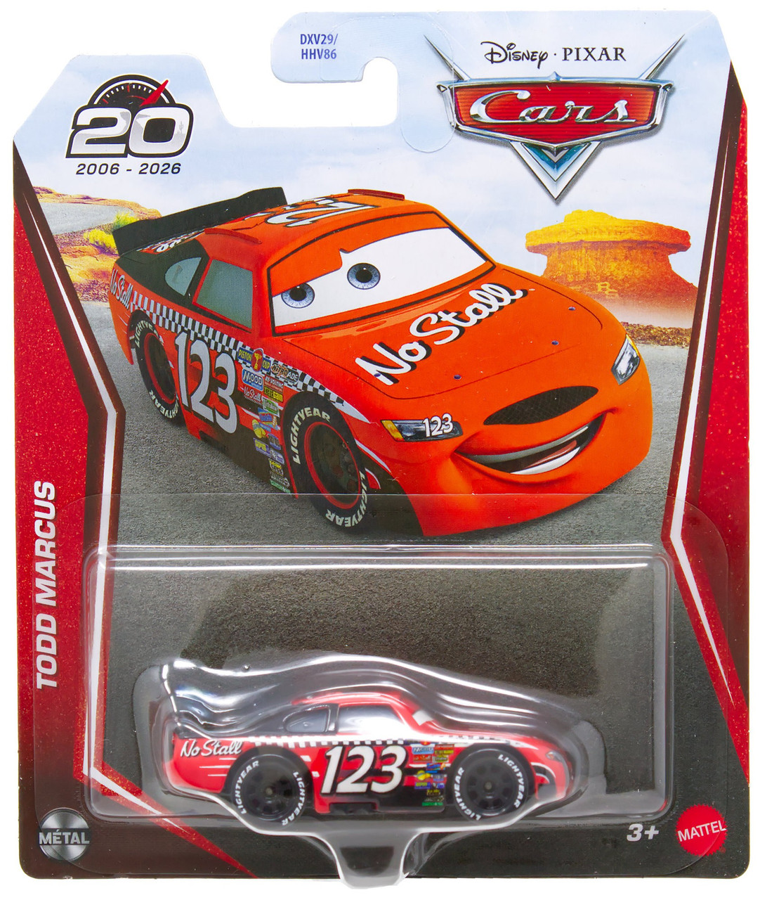Disney Pixar Cars 20th Anniversary Metal Todd Marcus 155 Diecast